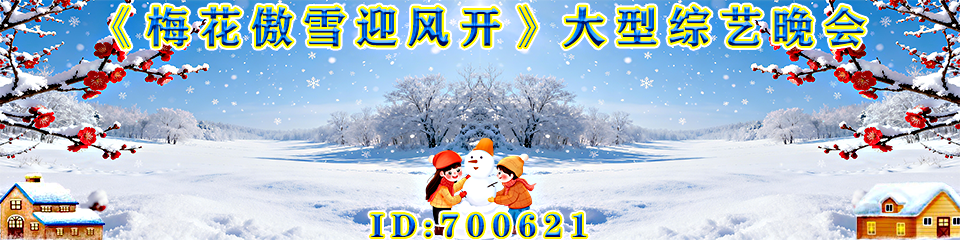 相聚中老年歌韵《梅花傲雪迎风开》大型综艺晚会