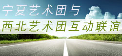 宁夏艺术团与西北艺术团互动