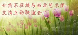 甘肃不夜城与西北艺术团联谊