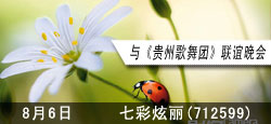 七彩炫丽和贵州歌舞团联谊会