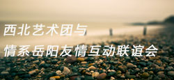 西北艺术团与情系岳阳联谊会