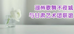 湖州歌舞不夜城与甘肃艺术团联谊