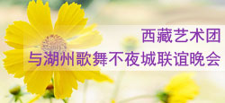 西藏艺术团与湖州不夜城联谊会