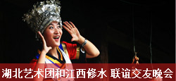 湖北艺术团和江西修水联谊会